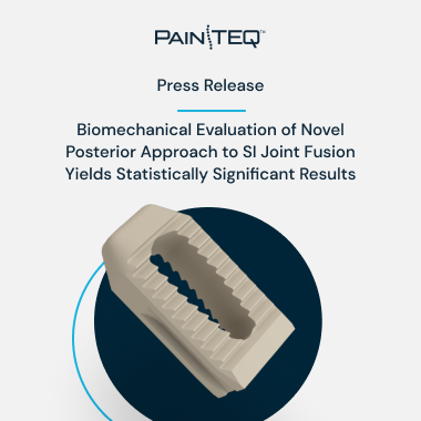 Biomechanical Evaluation Of Novel Posterior Approach To SI Joint Fusion Yields Statistically Significant Results